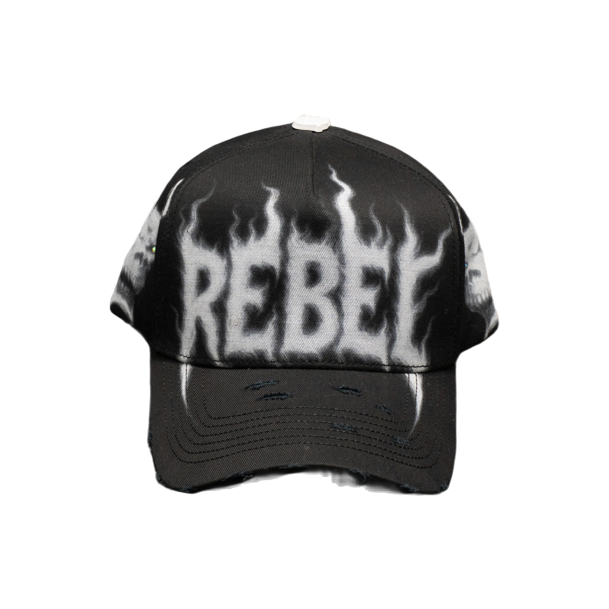 Black Mask Off de Rebel Hats — vista frontal